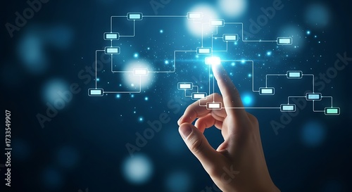 Interactive Digital Blueprint Visualization Enhancing Business Process Management and Workflow Automation Strategies