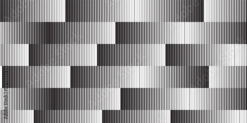Black and white striped halftone gradient. Fading line gradation background. Repeating strip pattern backdrop. Parallel lines wallpaper for overlay, print, cover.