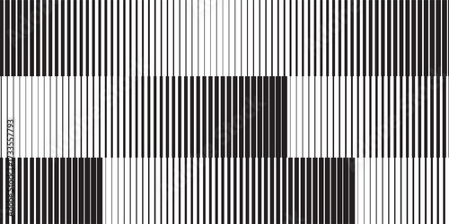 Black and white striped halftone gradient. Fading line gradation background. Repeating strip pattern backdrop. Parallel lines wallpaper for overlay, print, cover.eps 10