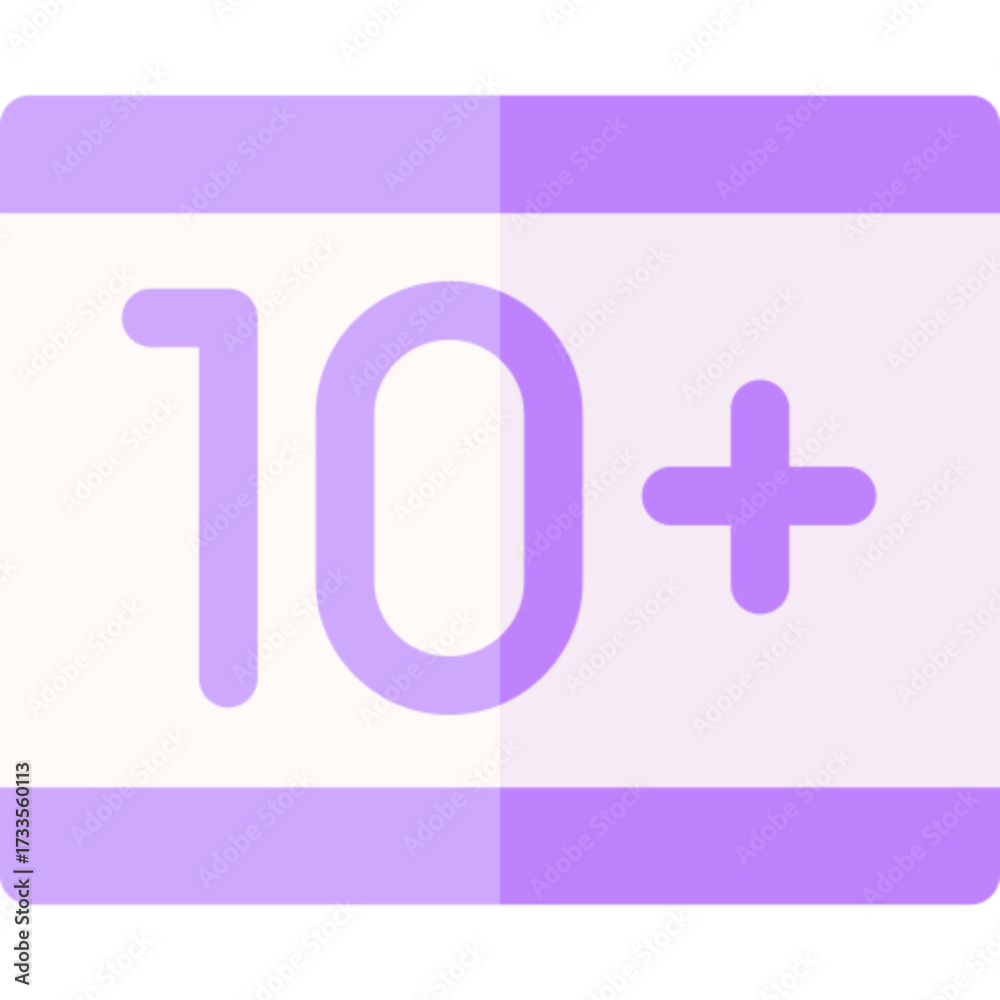 Obraz premium Ten Symbol Icon