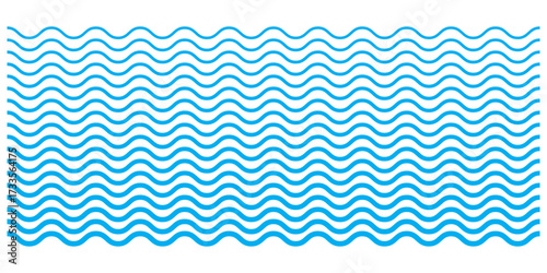 Vector wavy and zigzag horizontal underline. Waves line set. Set of wavy lines. Wave ornament pattern. Wave thin line background.