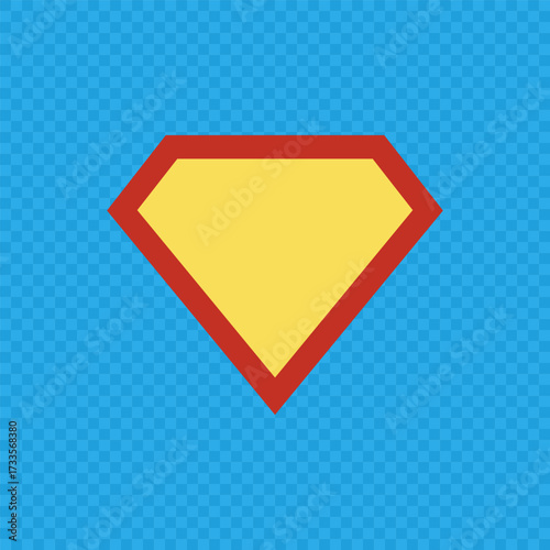 Superhero background. Super man logo