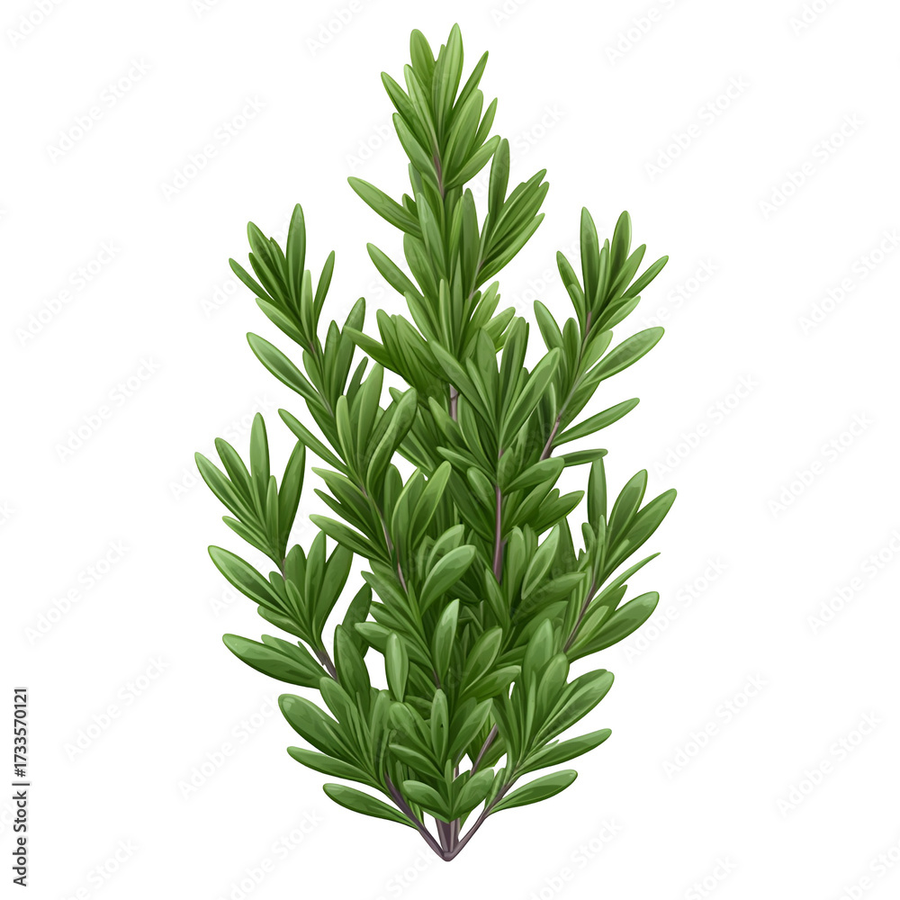 Fototapeta premium Intricate green plant design illustration