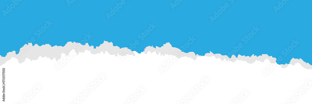 Obraz premium Realistic torn paper edge. Ripped paper mockup isolated on transparent background. Piece of rip paper PNG. mockup template&nbsp;