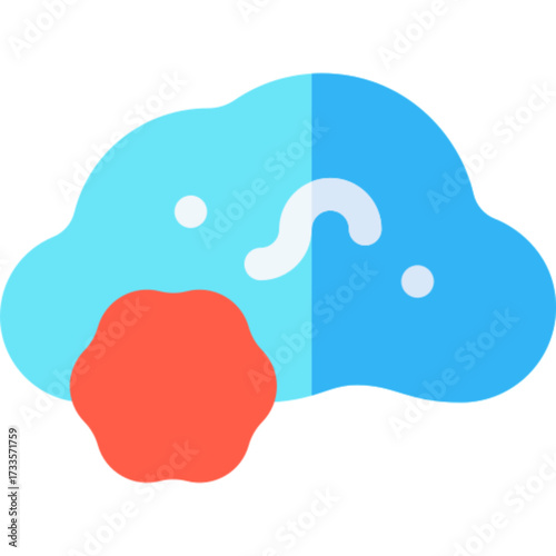 Photos Inhibition Block Suppress Science Icon Vector Illustration