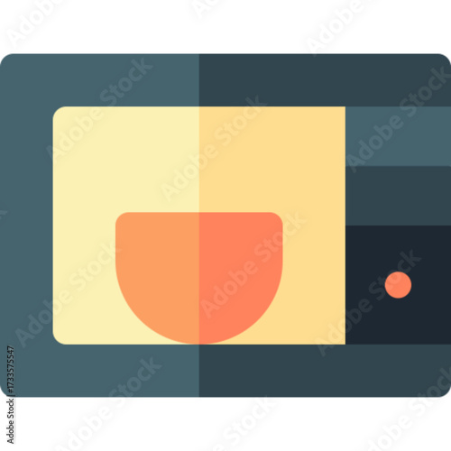 Microwave Oven Kitchen Appliance Cooking Home Icon