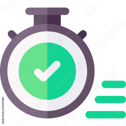 On Time Punctual Icon