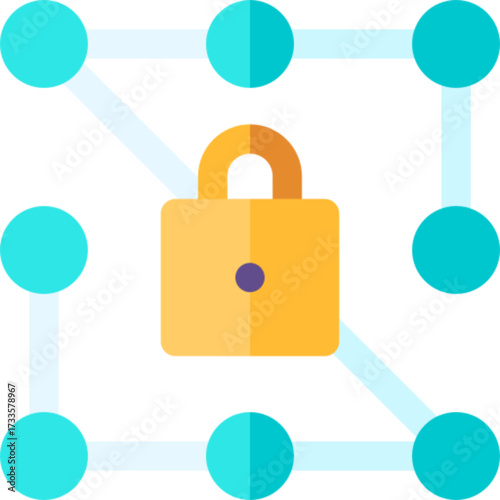 Pattern Lock Security Icon