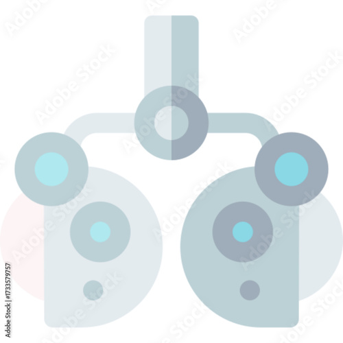 Phoropter Eye Exam Device Icon