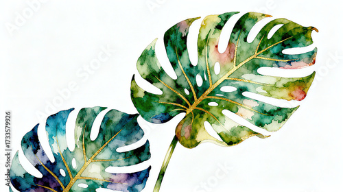 Nordic style leaves
