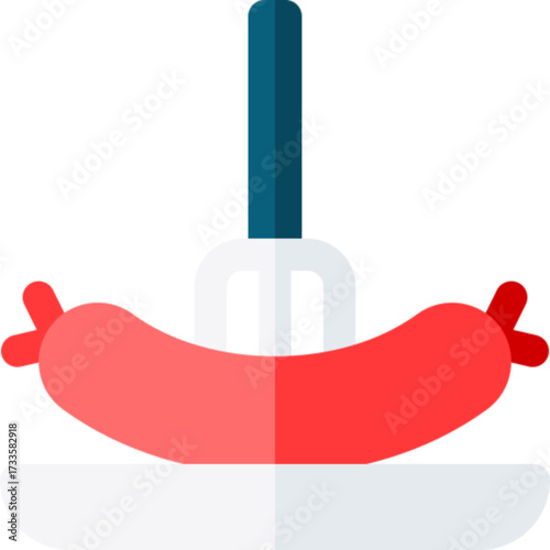 Delicious Sausage Food Product Isolated