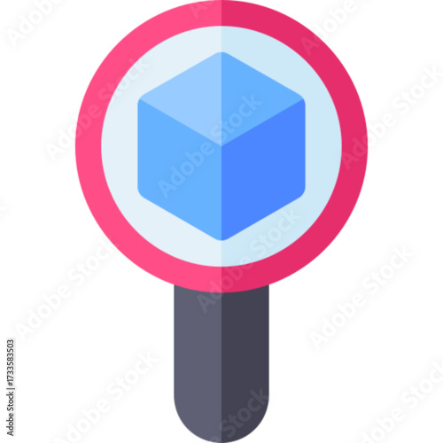 Search icon with magnifying glass