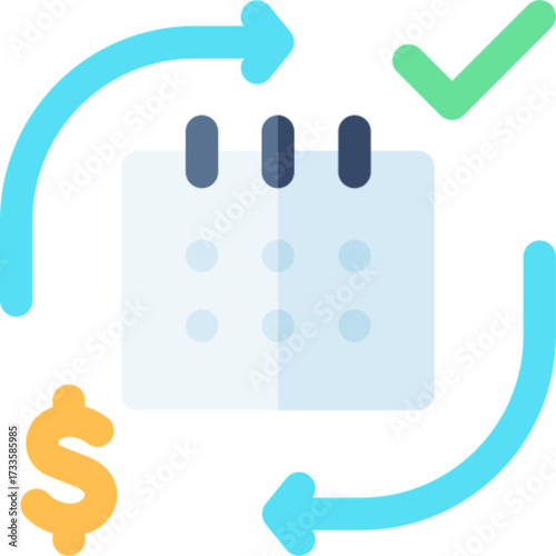 Subscription Business Model Icon