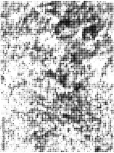Vintage Grunge Dots Texture Halftone Pop Art Vector Background