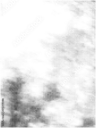 Abstract Halftone Dots Background | Vintage Grunge Pop Art Vector Illustration