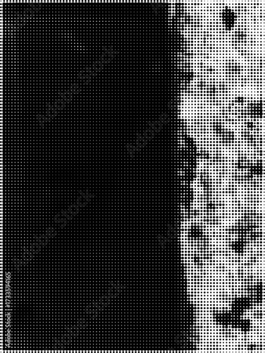 Grunge Halftone Pop Art Illustration Retro Dots Vector Background