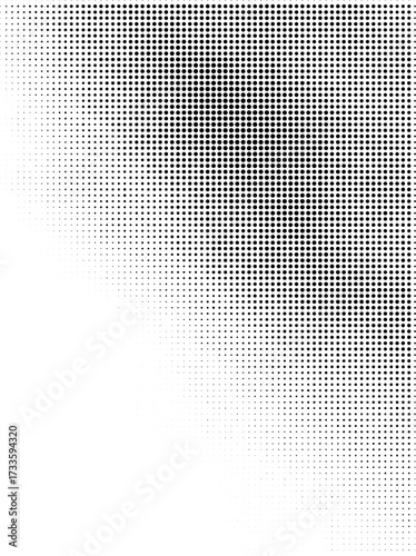 Abstract Halftone Dots Background | Vintage Grunge Pop Art Vector Illustration