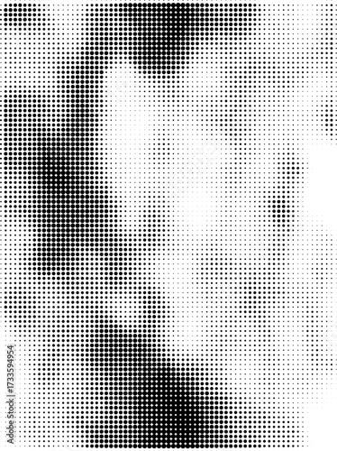 Halftone Grunge Vector Texture Abstract Pop Art Dots Background