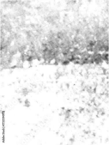 Retro Grunge Effect Vector Halftone Dots Pop Art Background Illustration