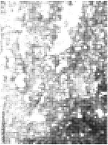 Halftone Vector Grunge Dots Retro Pop Art Background Illustration