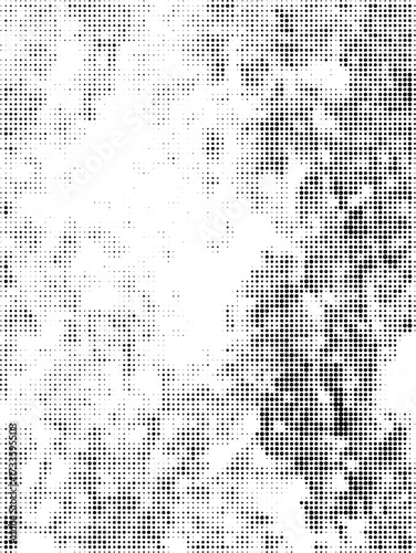 Vintage Grunge Halftone Vector Pop Art Background Illustration
