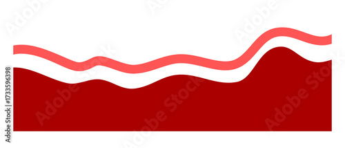 Abstract Wavy Background with Smooth Gradient Curves. Fluid Minimal Shapes for Modern Digital Design Template