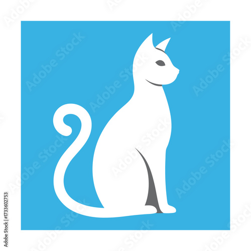 White cat icon