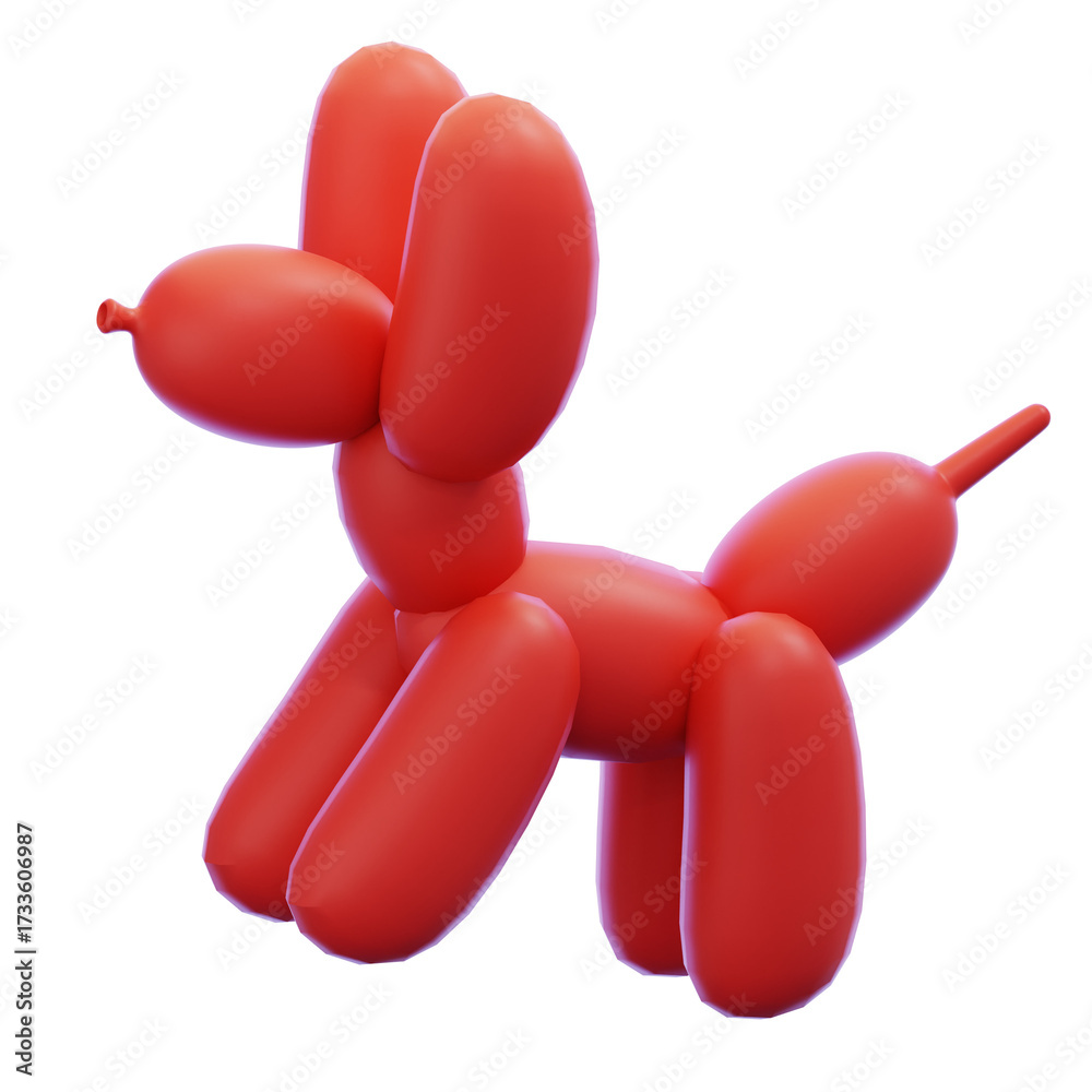 Balloon Dog 3D Icon