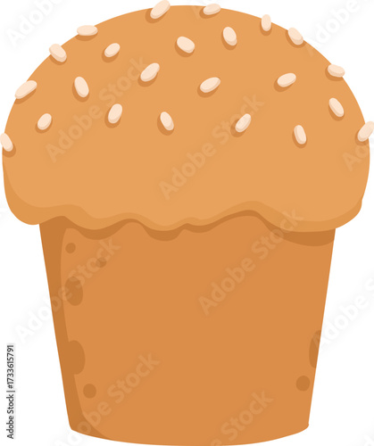 Cartoon bakery product. Bread whole loaf and cut slices, pastry food french baguette croissant with wheat rye grains bagel bite bun roll, baking pastries neat vector illustration original artwork