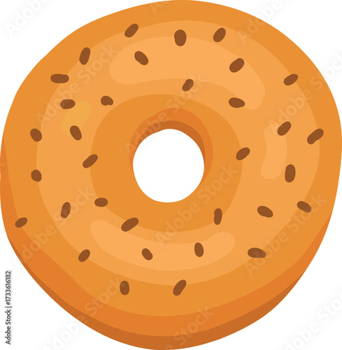 Cartoon bakery product. Bread whole loaf and cut slices, pastry food french baguette croissant with wheat rye grains bagel bite bun roll, baking pastries neat vector illustration original artwork