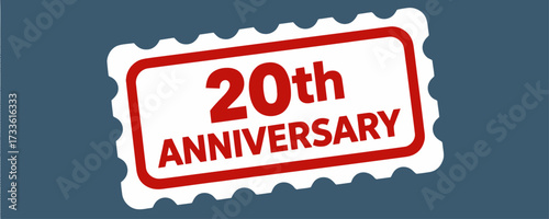 20th Anniversary Celebration Ticket Design