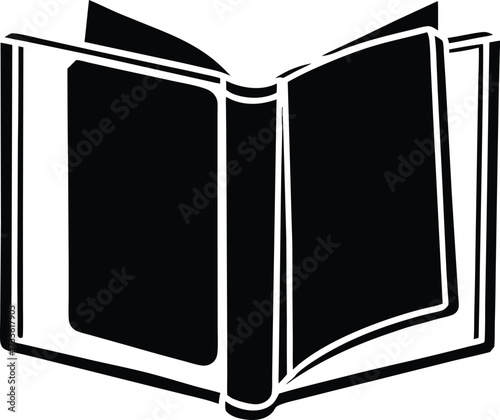 travel journal open page illustration on transparent background