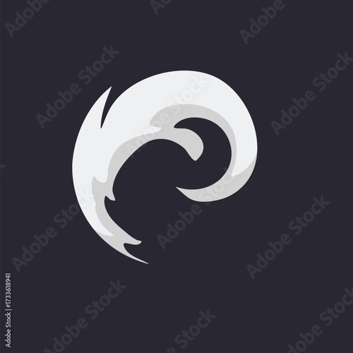 Cartoon Smoke Cloud, Vector White Aroma Or Toxic Steaming Vapor, Dust Steam. Design Elements, Flow Mist Or Smoky Steam for your design