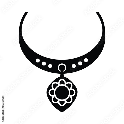 Choker Necklace Icon