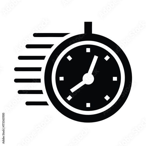Clock Ticking Motion Icon