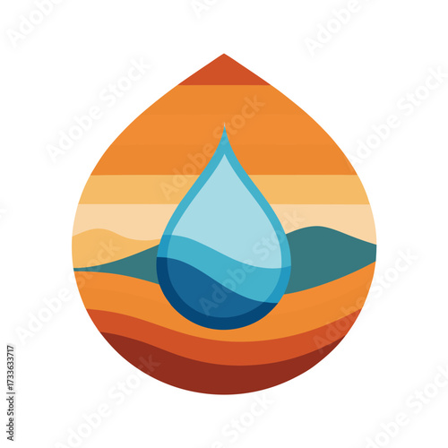 Water drop horizon
