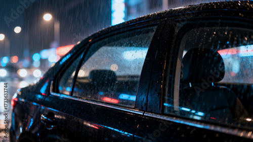 RainyNightCarWindow