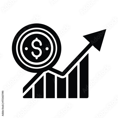 Coin Growth Icon