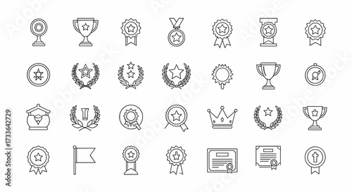 set of icons