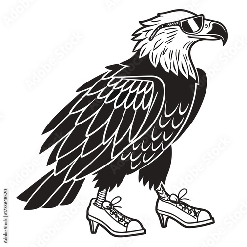 eagle on a white background