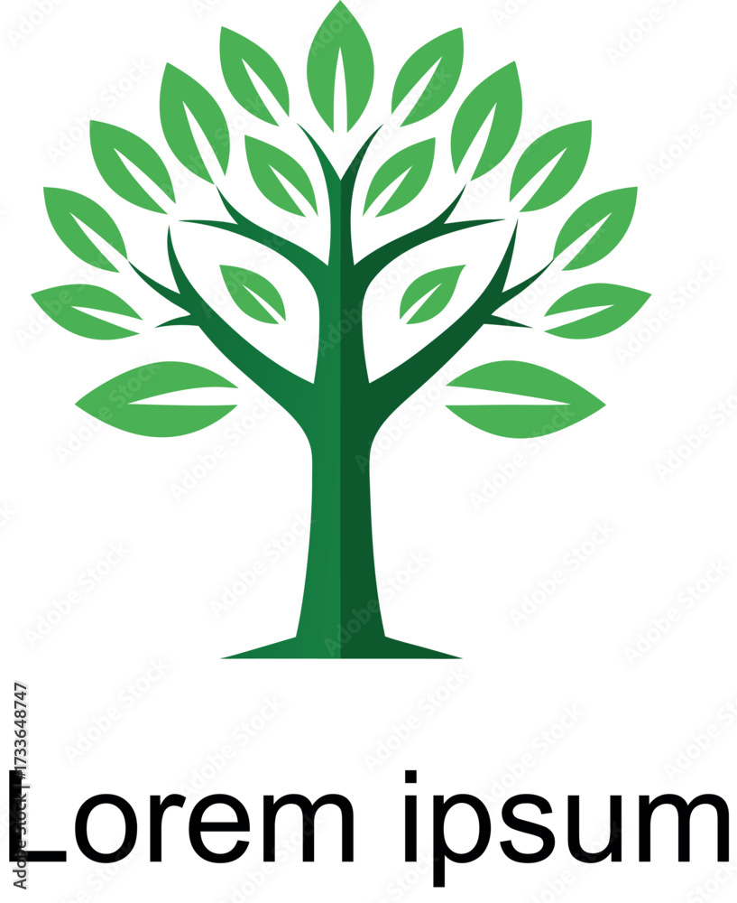 Obraz premium tree logo