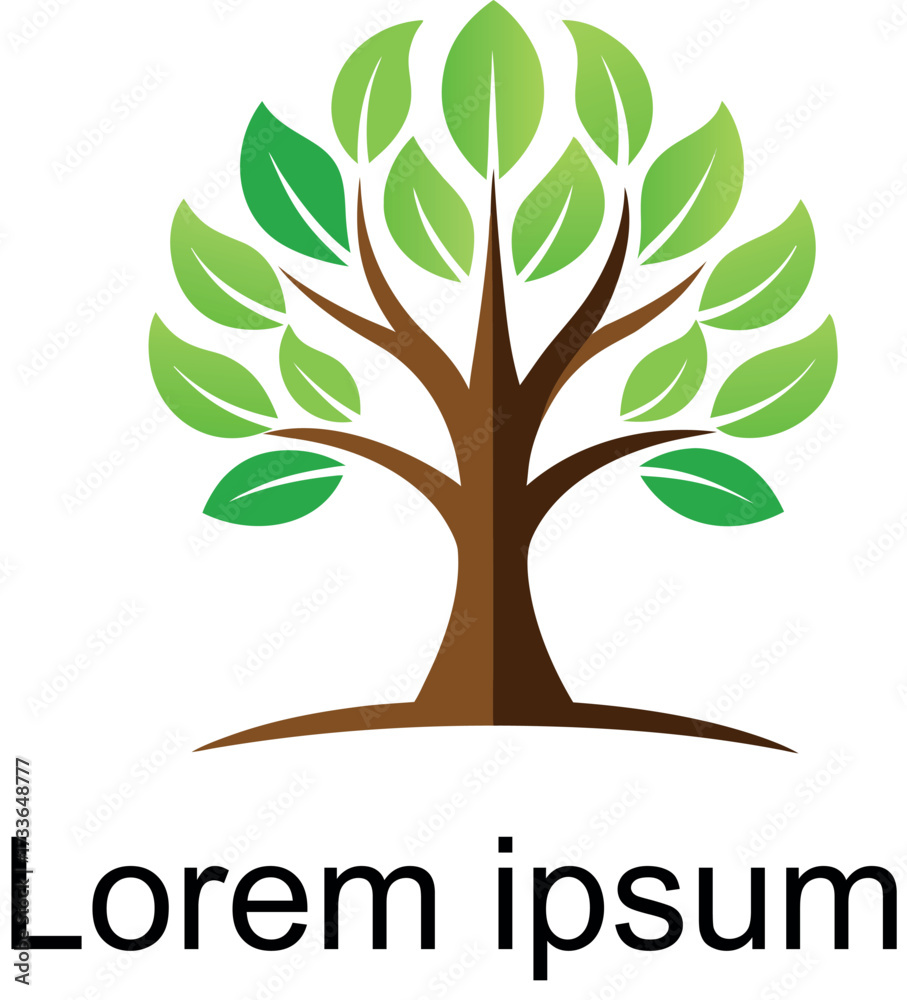 Obraz premium tree logo