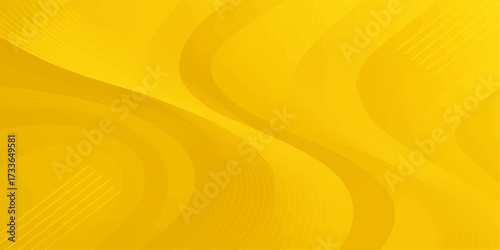 Abstract orange and yellow vector wave background with bright summer colors