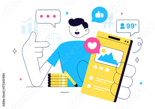 Dynamic digital marketer engages global audience with trending social media content and growing engagement metrics, driving online success and viral reach.