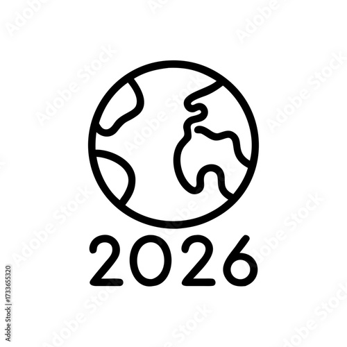 International Business Globe with Digits Symbolic Vector Illustration for Global Network and Data