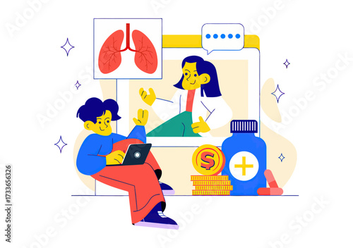 Empowering remote healthcare consultations with digital tools and medical insights, fostering patient connection and well-being.
