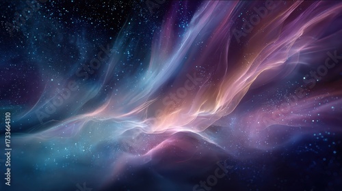 Cosmic Dreamscape - A Vibrant Nebula of Stars and Interstellar Clouds.