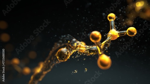 Macro lens, a single, complex, luminous, molecular, primitive, dark, aqueous ...