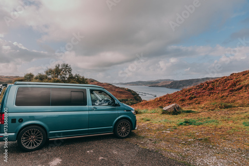 Camper in the hills