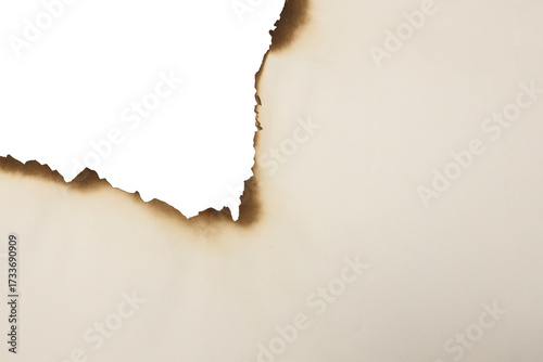 Burnt beige paper texture